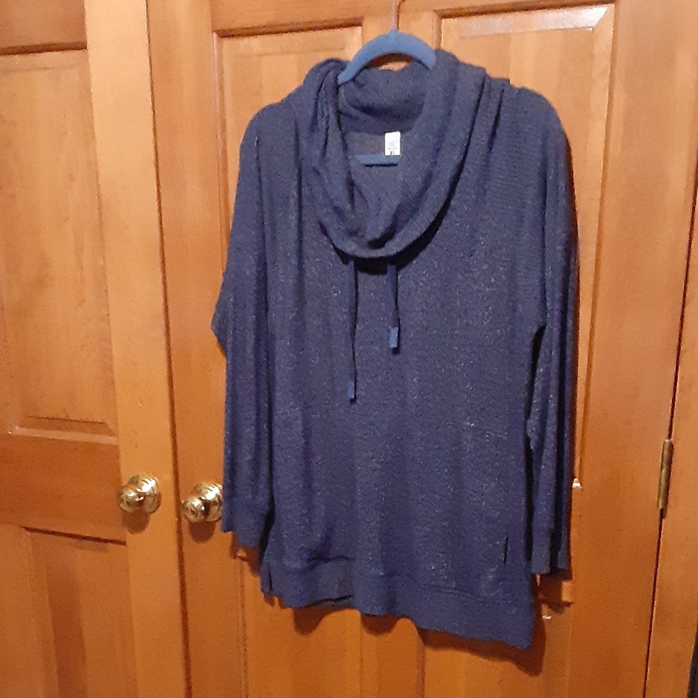 Member's Mark Navy Cowl Neck Lounge Sweater